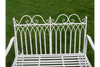 Antique Cream Rocking Bench - 3342
