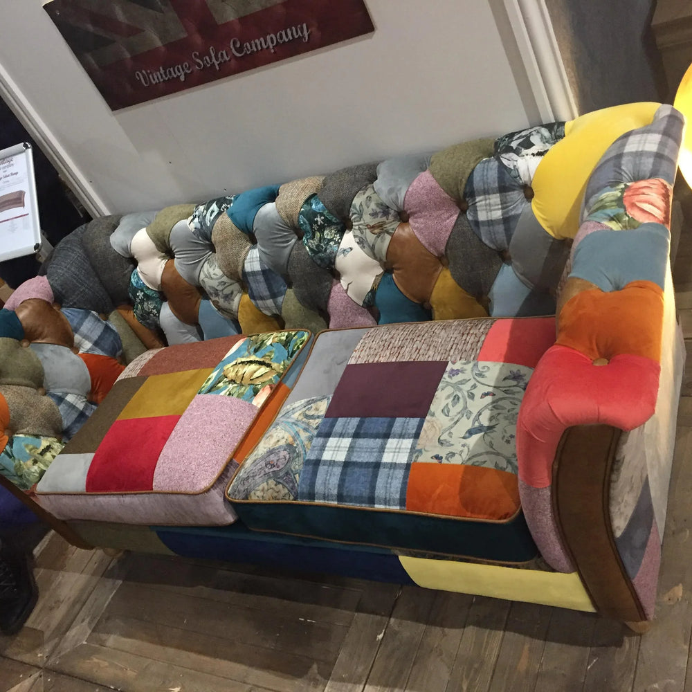 Rutland Harlequin Patchwork 2 Seater