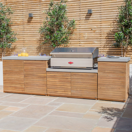 Bali Outdoor Kitchen Units With Drawers - Medium Configuration
