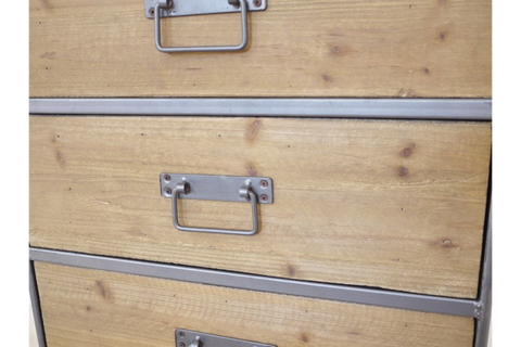 Large Retro Industrial Cabinet - 3687