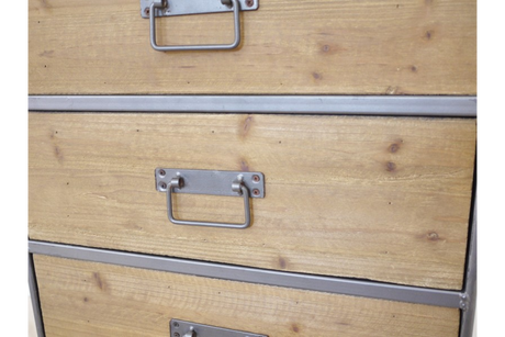 Large Retro Industrial Cabinet - 3687