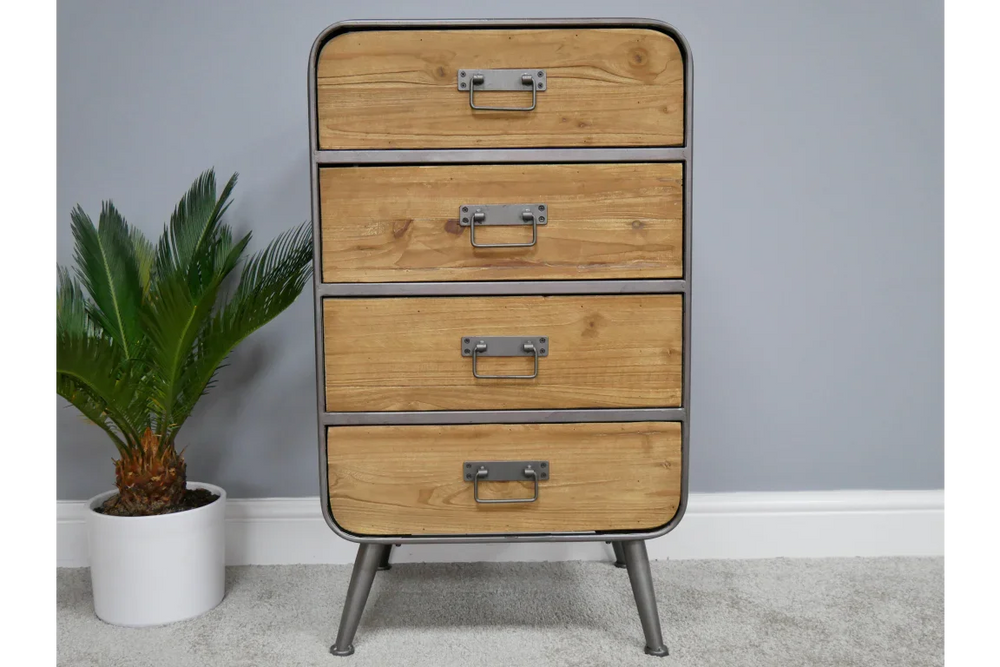 Large Retro Industrial Cabinet - 3687
