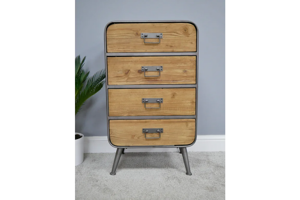 Large Retro Industrial Cabinet - 3687