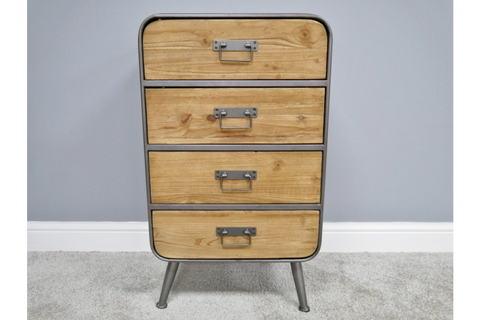 Large Retro Industrial Cabinet - 3687