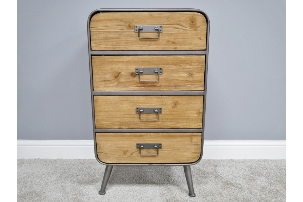 Large Retro Industrial Cabinet - 3687