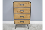 Large Retro Industrial Cabinet - 3687