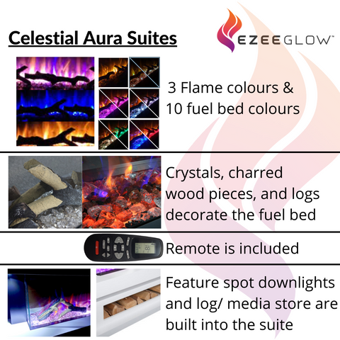 Ezee Glow 36" Celestial Aura Electric Suite Kit