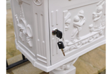 Aluminium Post Box White - 3791