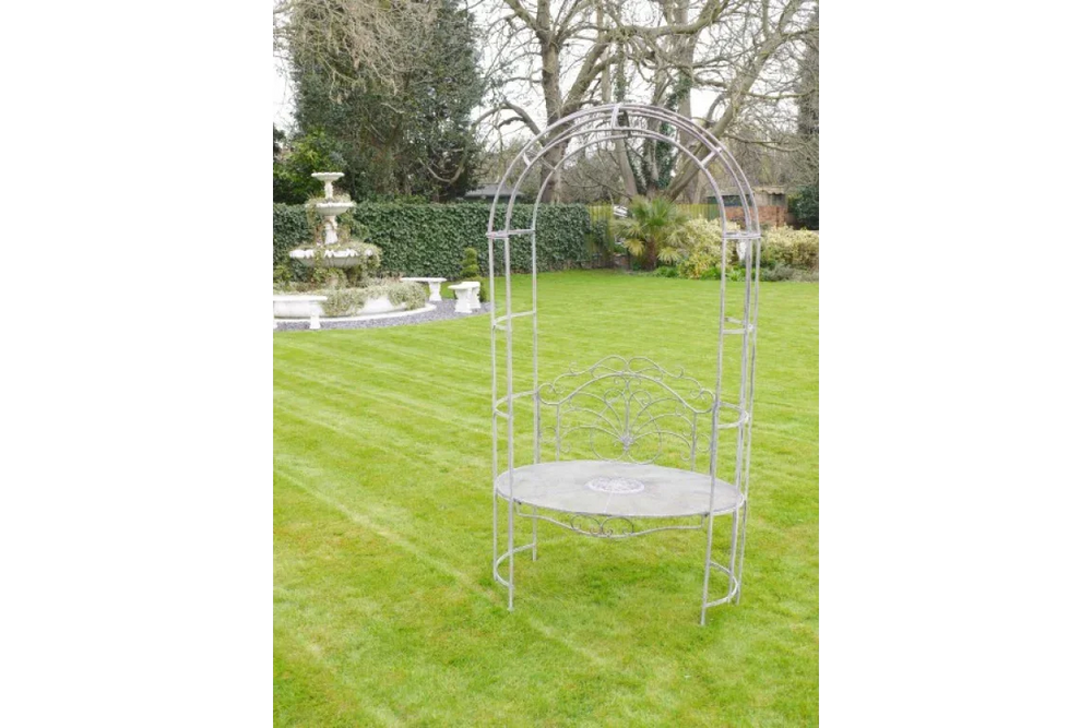 Antique Grey Arch & Seat - 3936