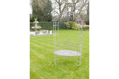 Antique Grey Arch & Seat - 3936