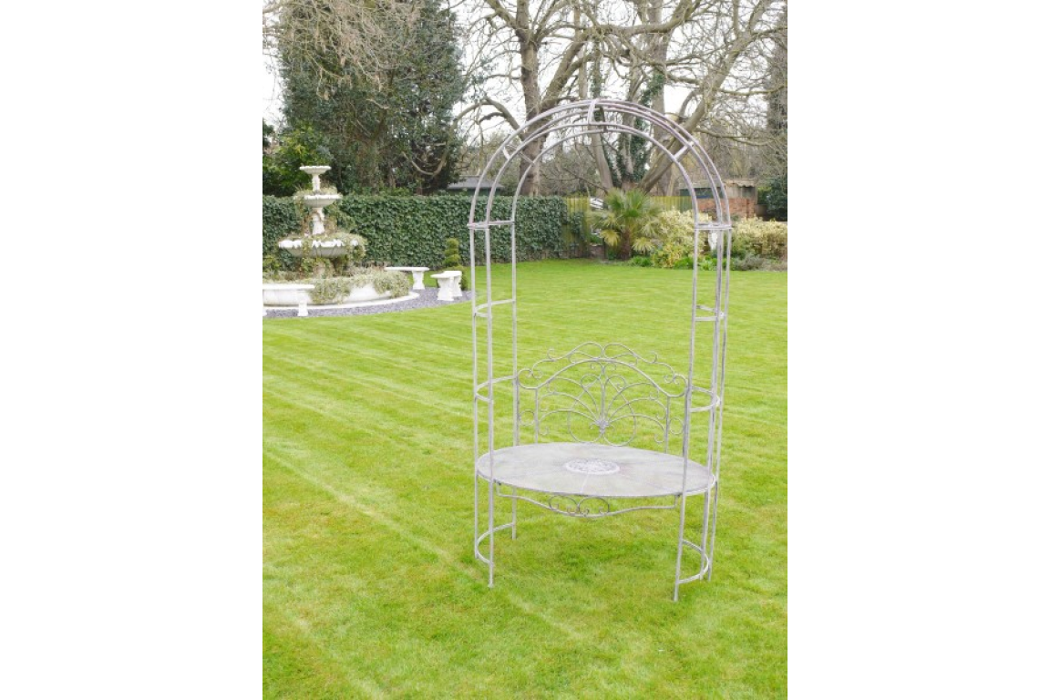 Antique Grey Arch & Seat - 3936
