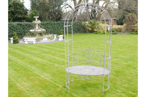 Antique Grey Arch & Seat - 3936