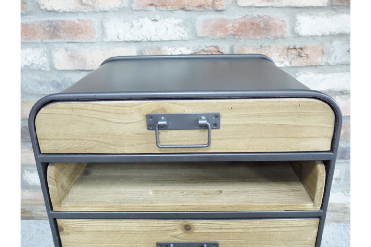 Retro Industrial Cabinet