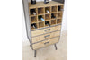Retro Industrial Wine Cabinet