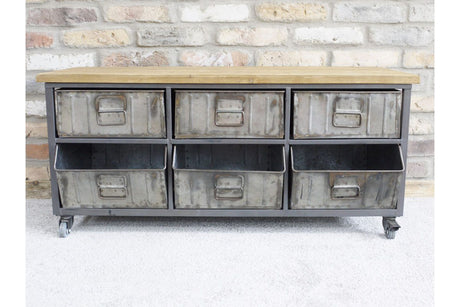 Retro Industrial Cabinet