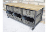 Retro Industrial Cabinet