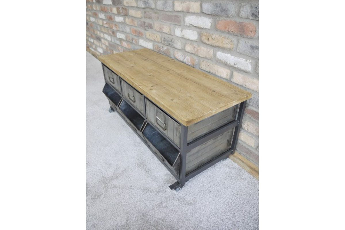 Retro Industrial Cabinet