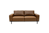 Remi PU 3 Seater - Aged Tan