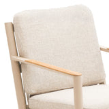 Sicily 6 Seat Round Pedestal Table with Teak Arm Chairs