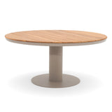 Sicily 6 Seat Round Pedestal Table with Rope Chairs