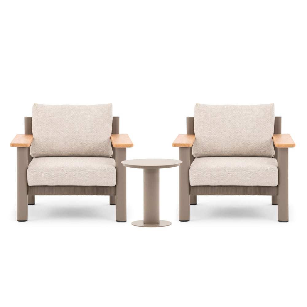 Sicily 2 Seat Lounge Set