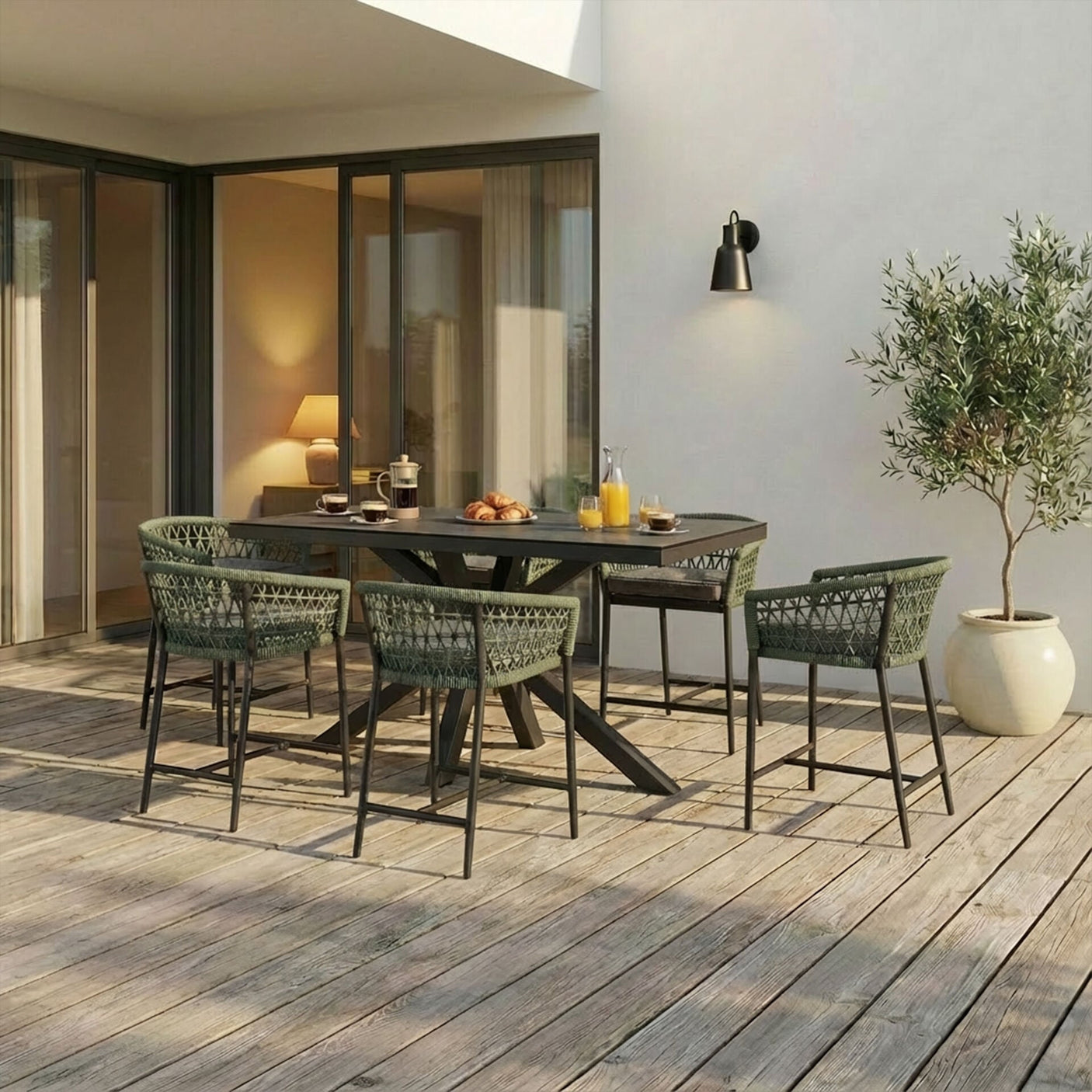 Monaco 6 seat 3/4 bar set