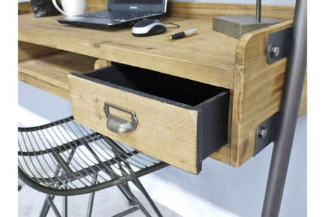 Desk With Shelves