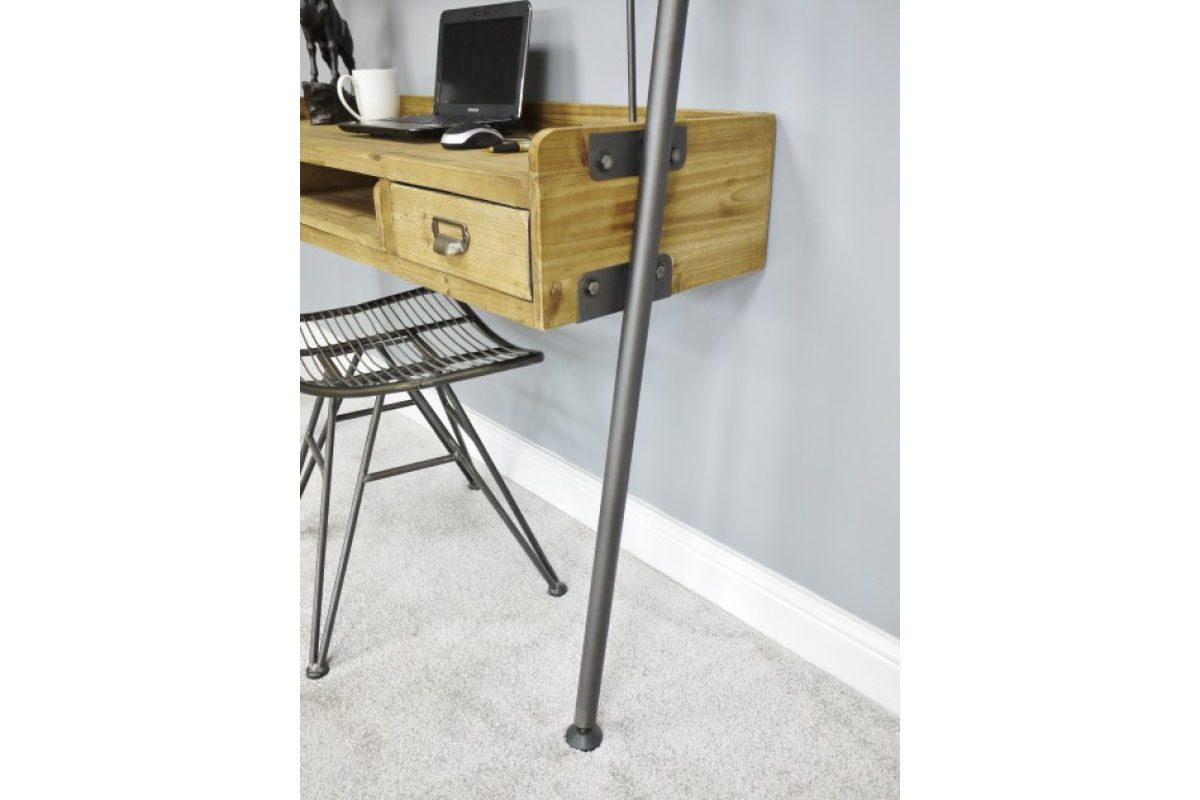 Desk With Shelves