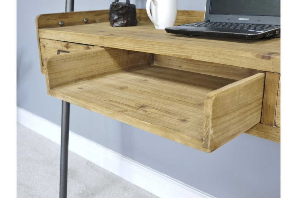 Desk With Shelves - 4330