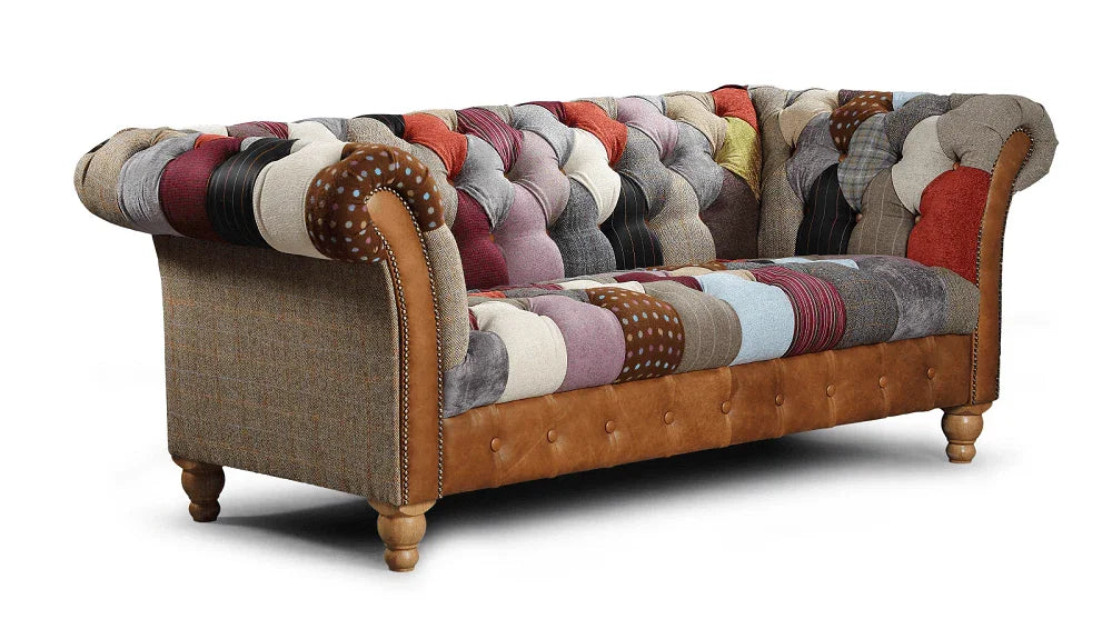 Harlequin Chester Club Patchwork 2 Seater Original Spec. PATCHESTER