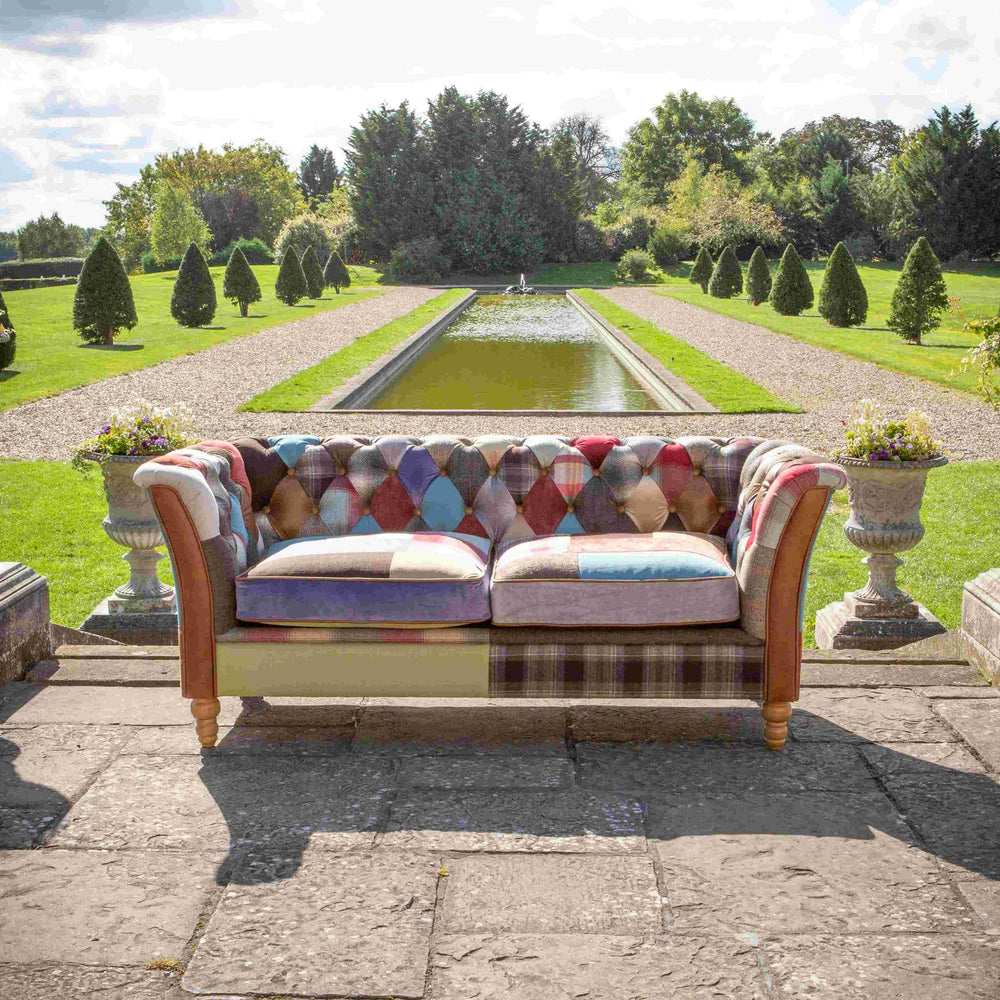 Rutland Harlequin Patchwork 2 Seater