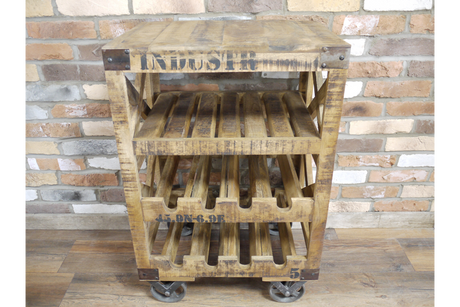 Industrial Wine Trolley - 4771