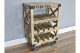Industrial Wine Trolley
