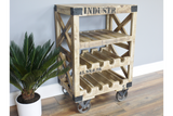 Industrial Wine Trolley - 4771