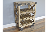 Industrial Wine Trolley - 4771