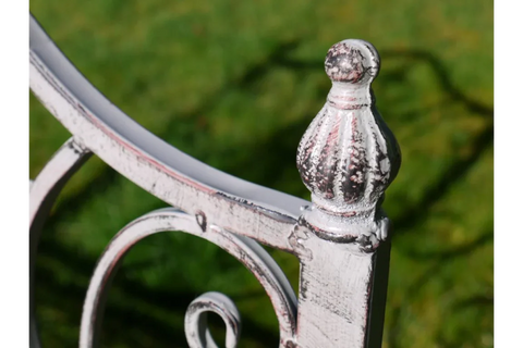 Antique Grey Bench - 4844