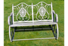 Antique Grey Rocking Bench - 4845