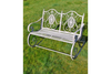 Antique Grey Rocking Bench - 4845