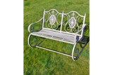 Antique Grey Rocking Bench - 4845