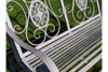 Antique Grey Rocking Bench - 4845