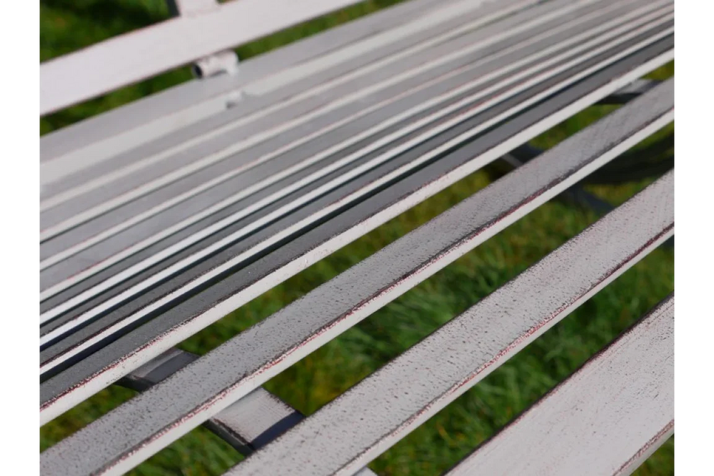 Antique Grey Rocking Bench - 4845