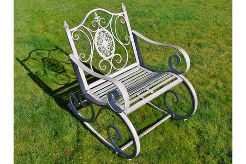 Antique Grey Rocking Chair - 4846