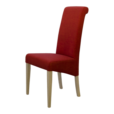 Italia Chilli Fabric Chair