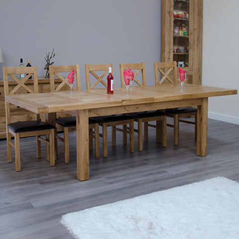 Deluxe Twin Leaf Extending Table 1800+(2x400) X 1000