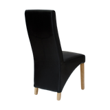 Wave Noir Dining Chair - MATT BONDED