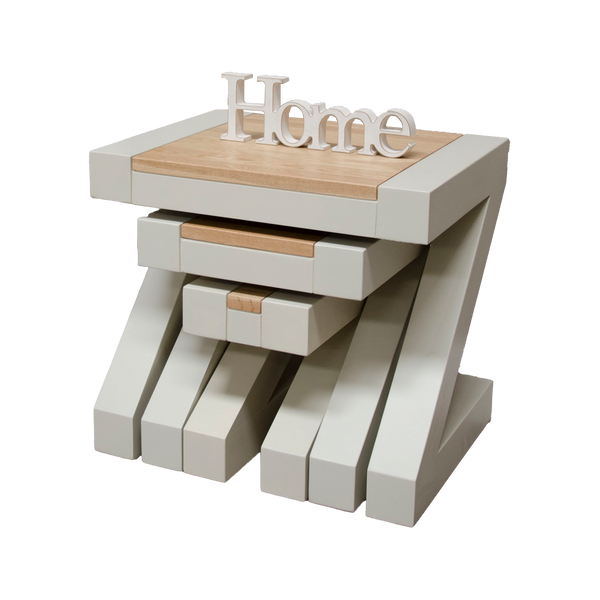 Painted Z Nest of Tables