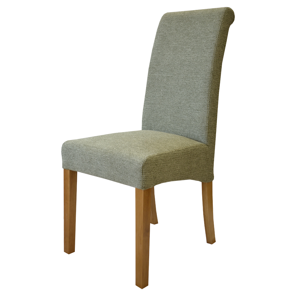 Naples Green Chair (Oak legs)