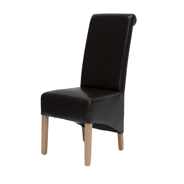Richmond Brown Dining Chair - BONDED