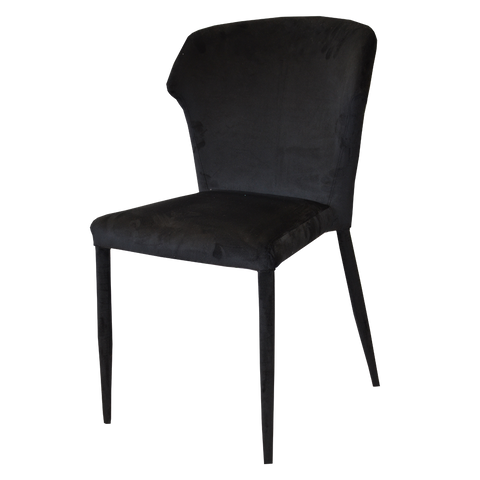 Osaka Velvet Black Chair
