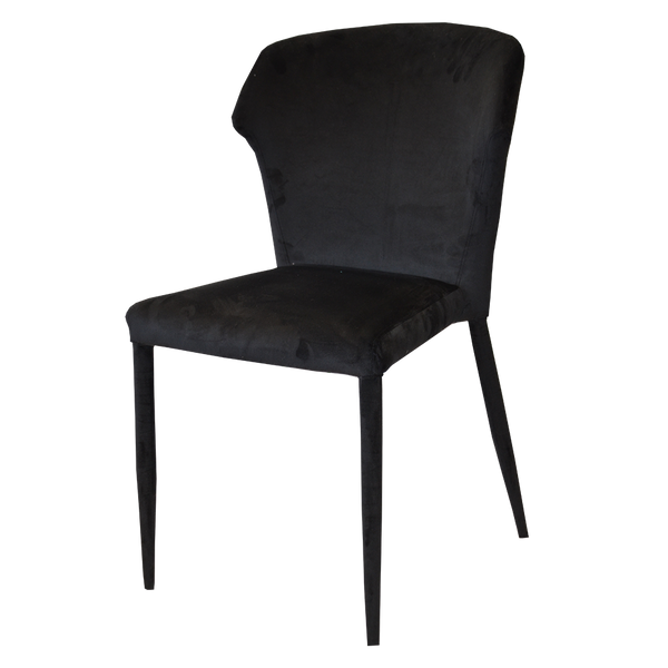 Osaka Velvet Black Chair